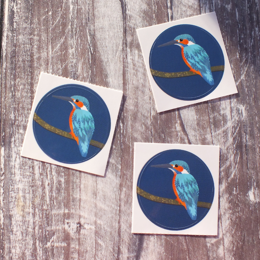 Kingfisher 38mm Vinyl Sticker