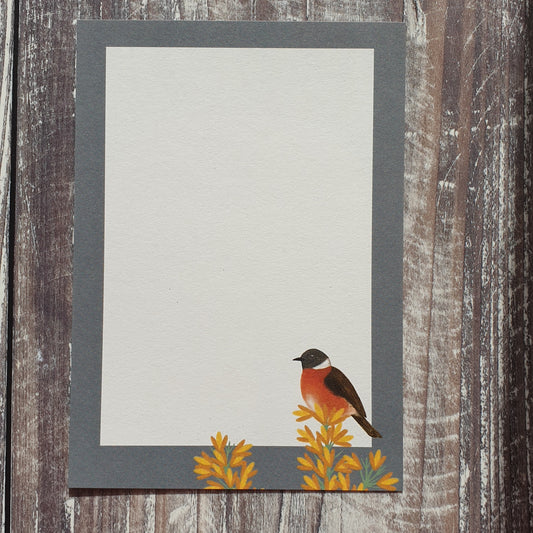 Stonechat Gift Notes - Set of 4