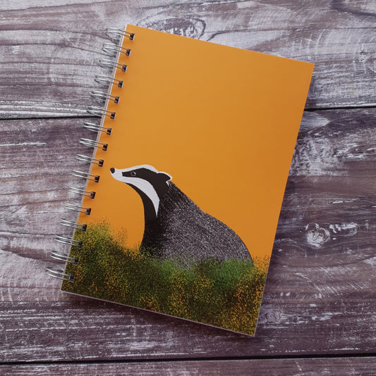 Sunset Badger Notebook
