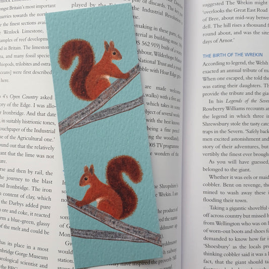 Red Squirrel Bookmark