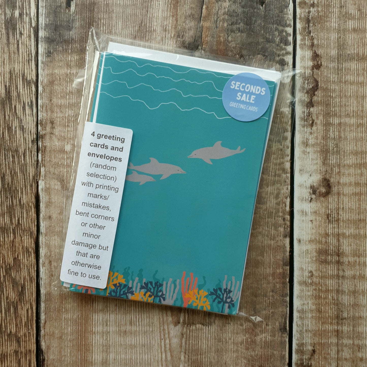 Greetings Cards Seconds Pack - set of 4