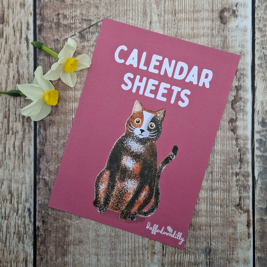 A5 Calendar Sheets (new for 2025)