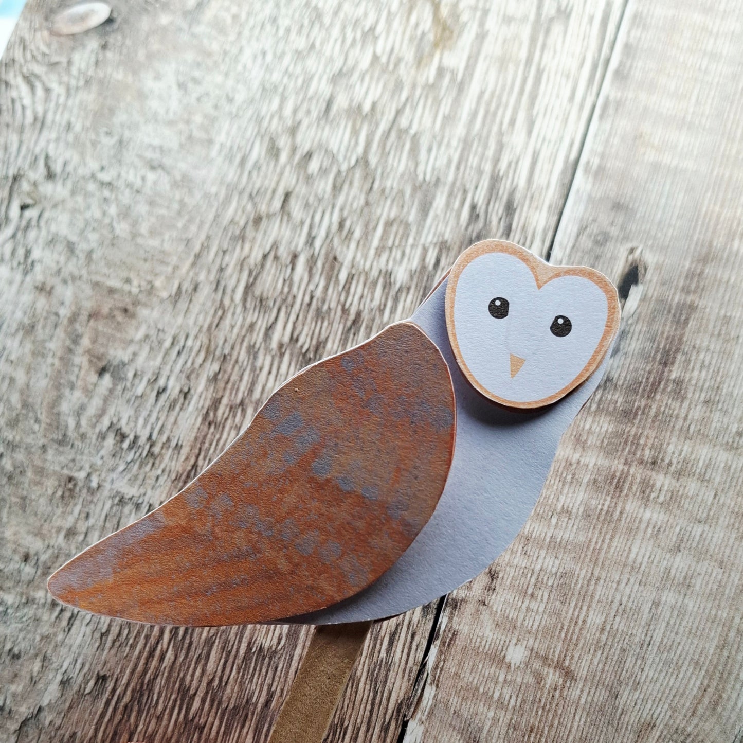 Barn Owl Stick Puppet Kit