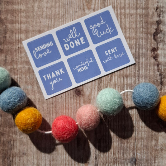 Little Messages Envelope Stickers - Set of 6