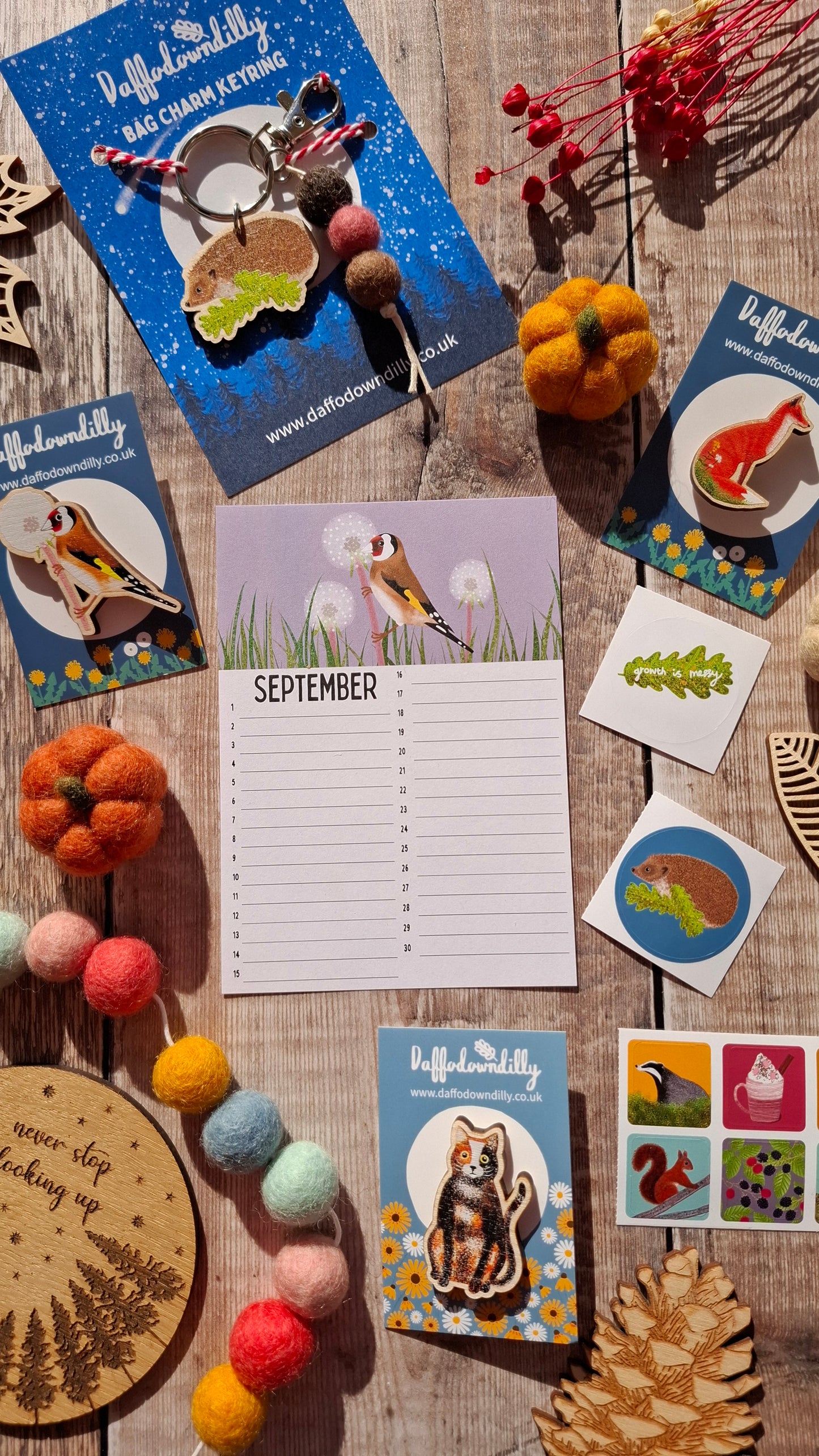 Birthday Calendar Sheets (new for 2025)