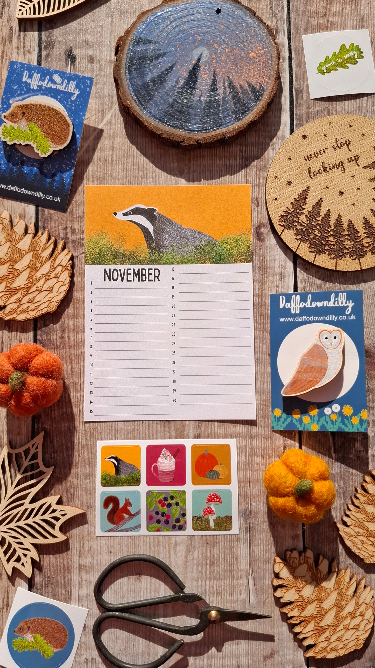 Birthday Calendar Sheets (new for 2025)