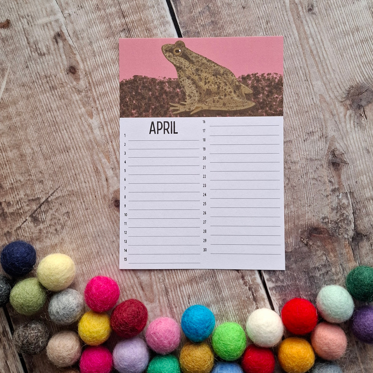Birthday Calendar Sheets (new for 2025)