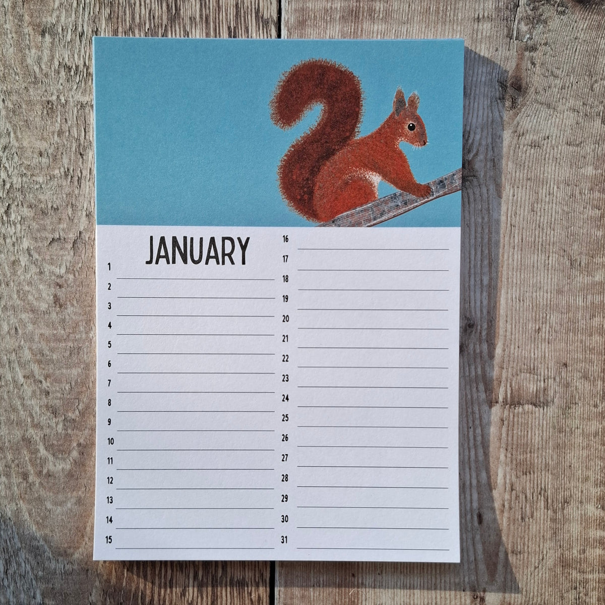 Calendar Sheets (new for 2026)