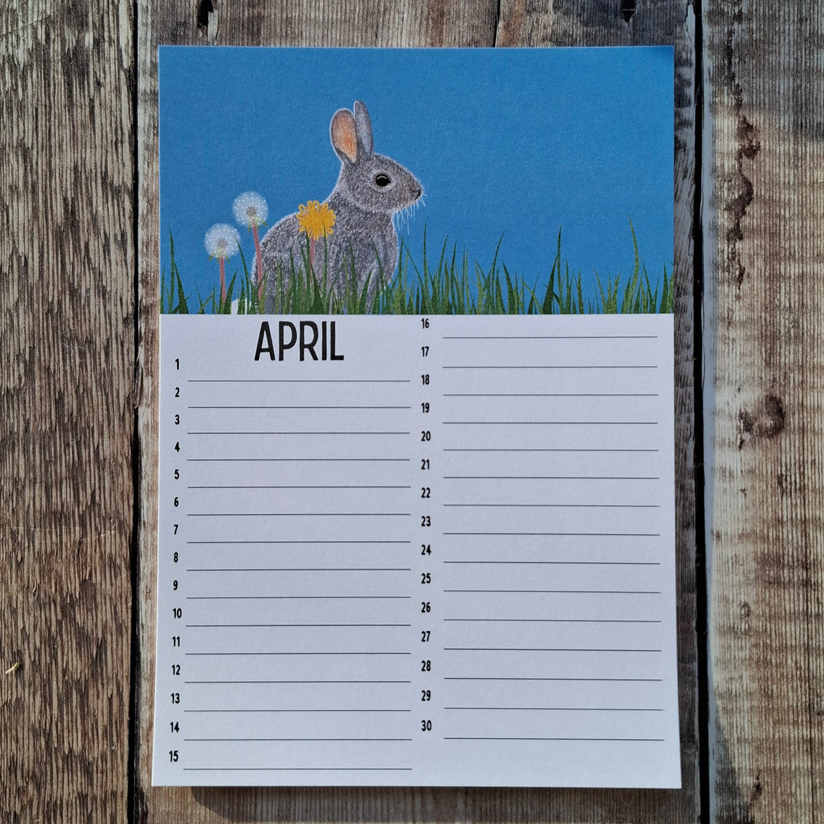 Calendar Sheets (new for 2026)