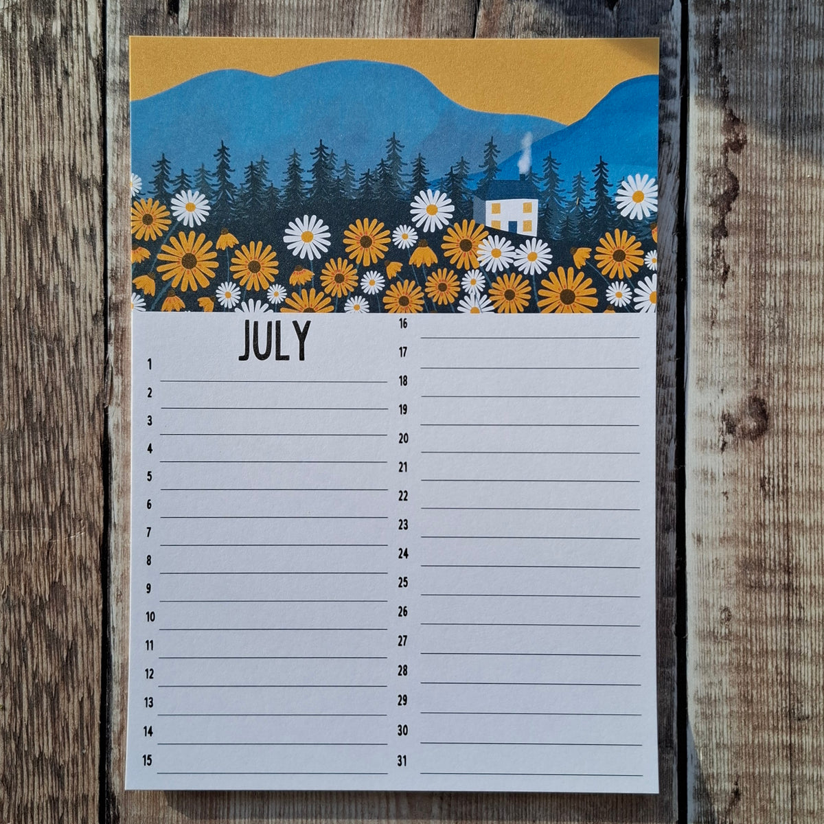 Calendar Sheets (new for 2026)