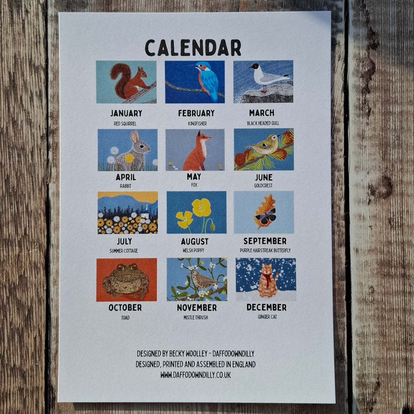Calendar Sheets (new for 2026)