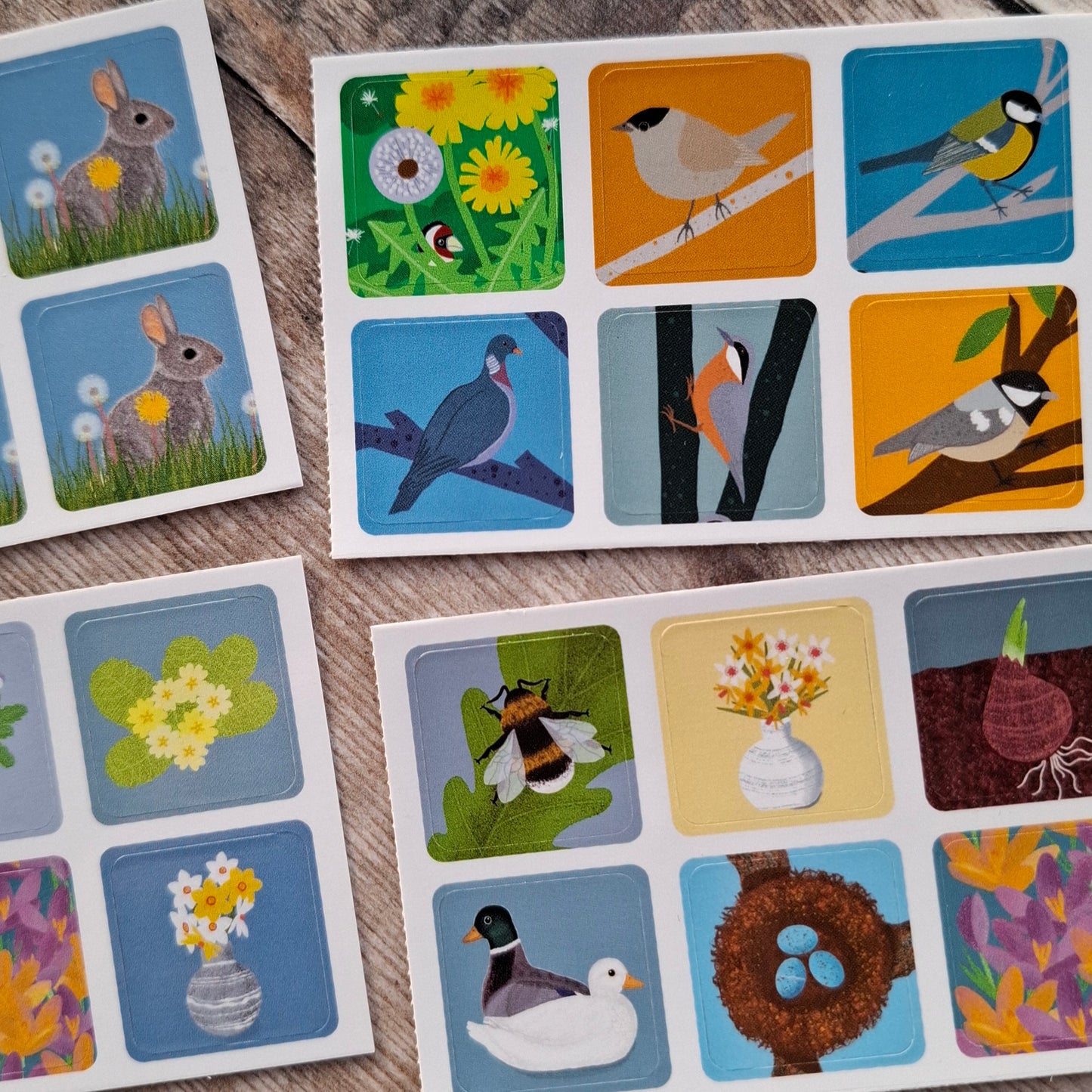 Spring Envelope Sticker Set - 24 stickers