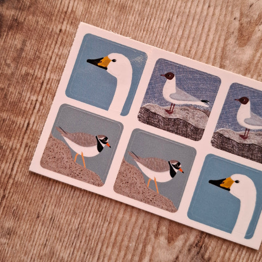 Birds Set 2 Envelope Sticker Collection - 24 stickers