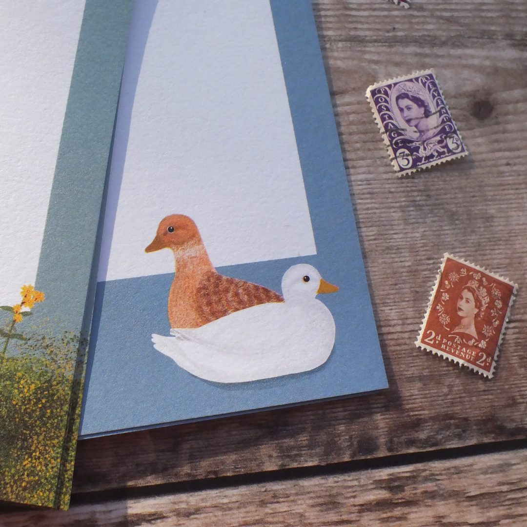 Hens and Ducks Mini Notes Writing Set