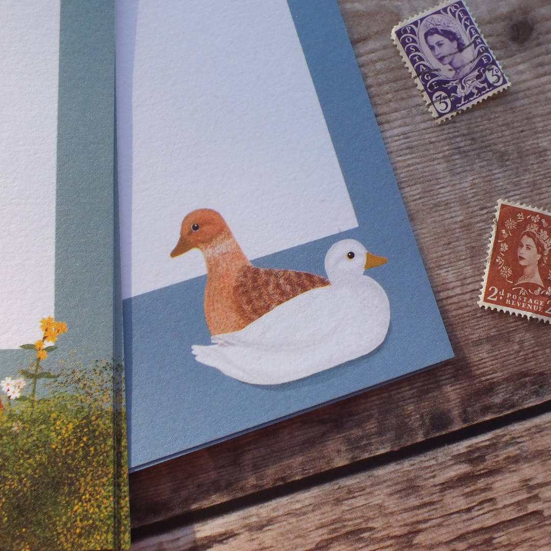 Hens and Ducks Mini Notes Writing Set