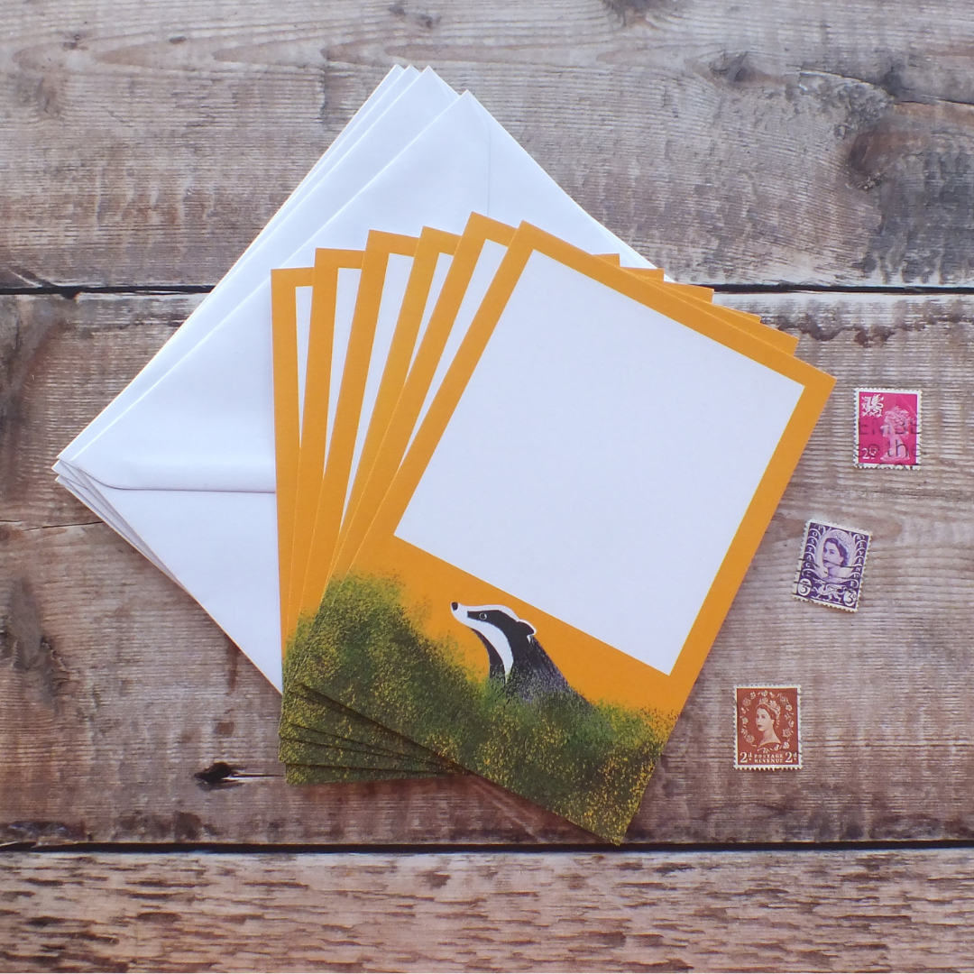 Sunset Badger Mini Notes Writing Set