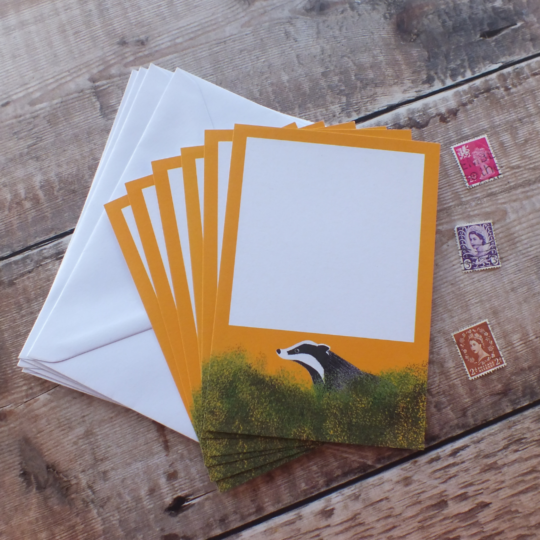 Sunset Badger Mini Notes Writing Set