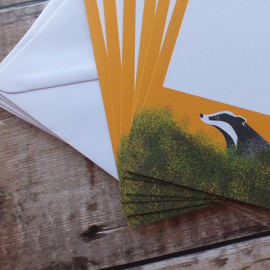 Sunset Badger Mini Notes Writing Set