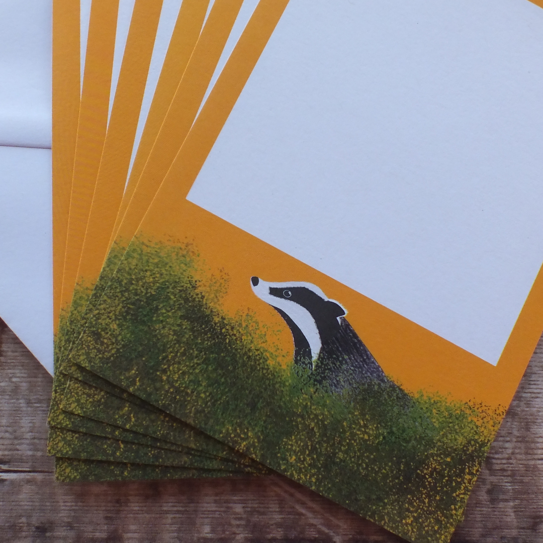 Sunset Badger Mini Notes Writing Set