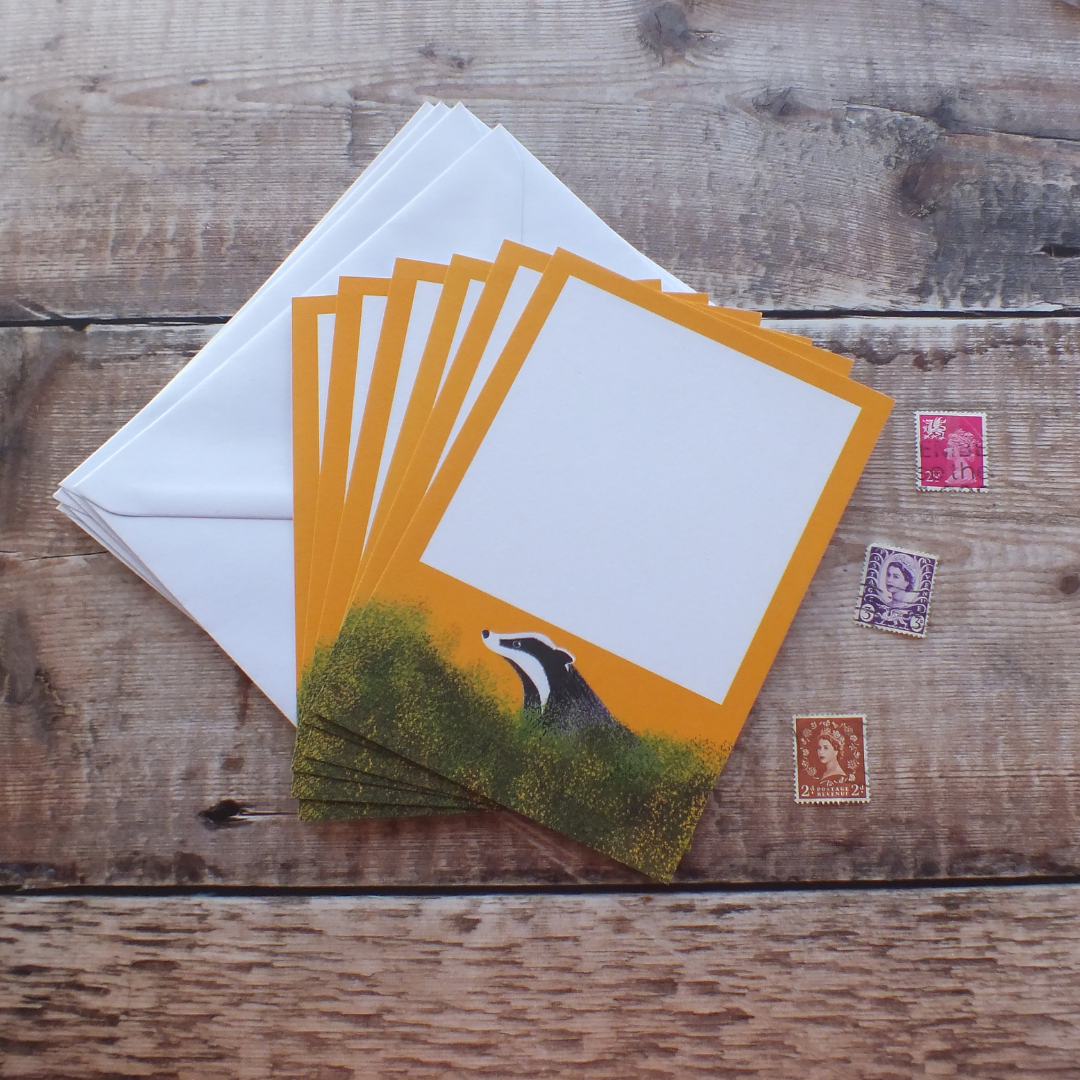 Sunset Badger Mini Notes Writing Set