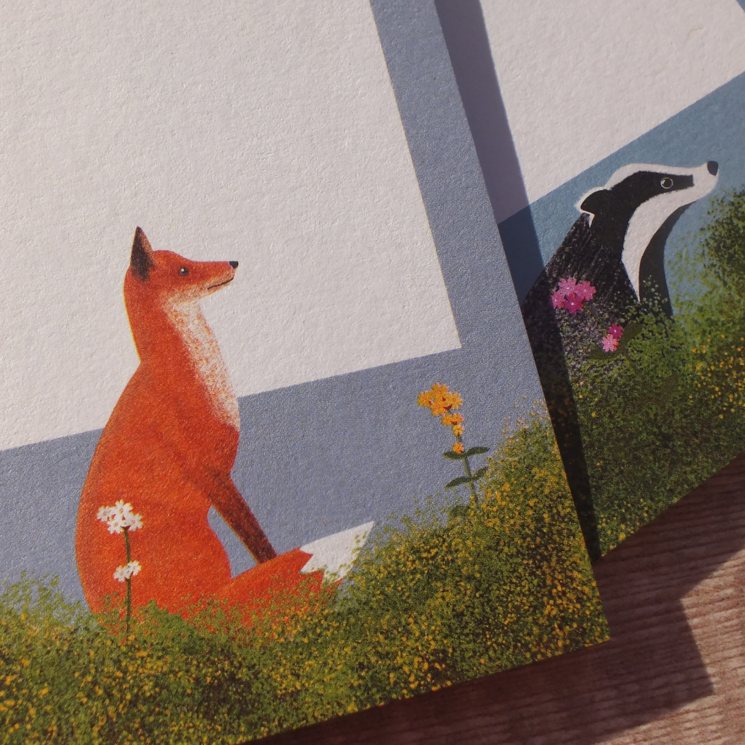 Meadow Fox and Badger Mini Notes Writing Set