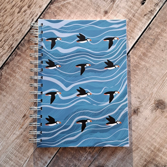 Flying Puffins Notebook