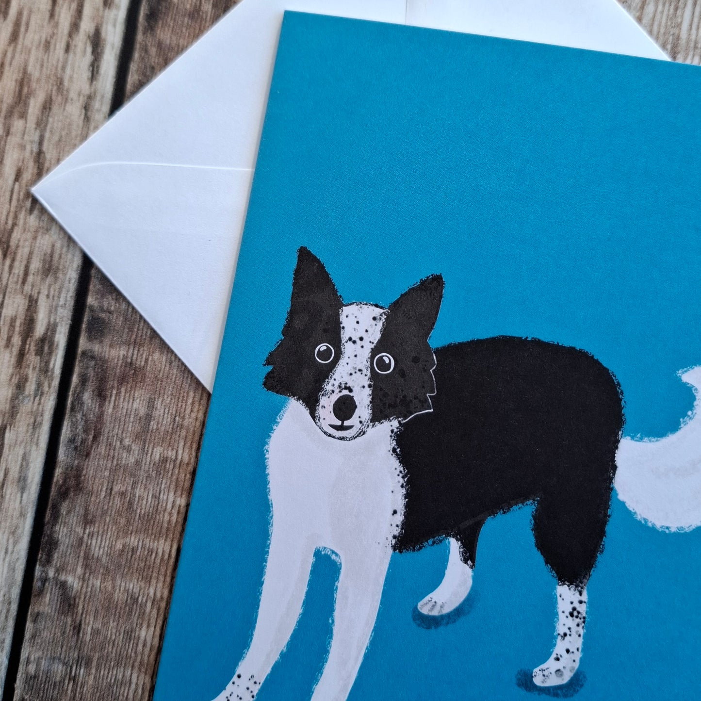 Border Collie Greeting Card