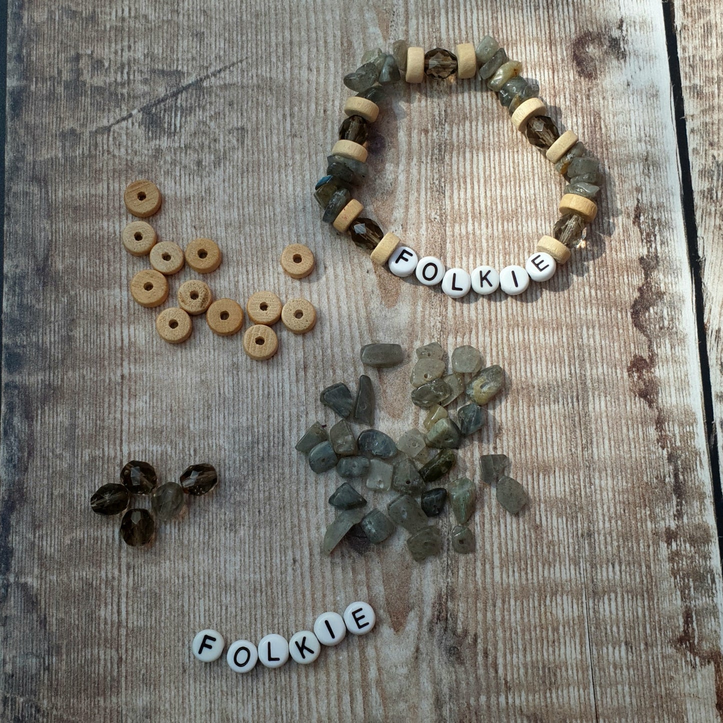 Folkie Labradorite Friendship Bracelet Kit