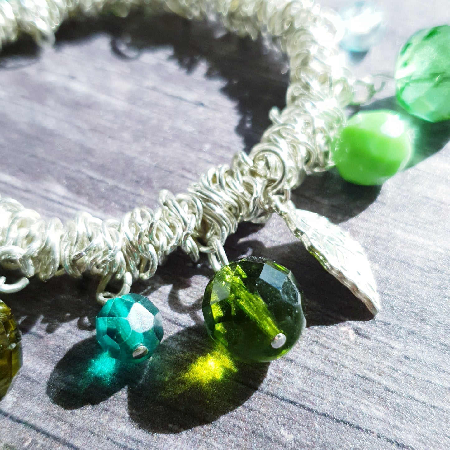 Spring Leaves Charm Bracelet Kit