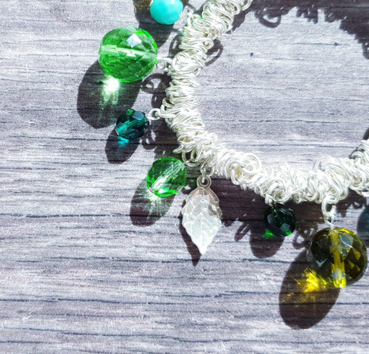 Spring Leaves Charm Bracelet Kit