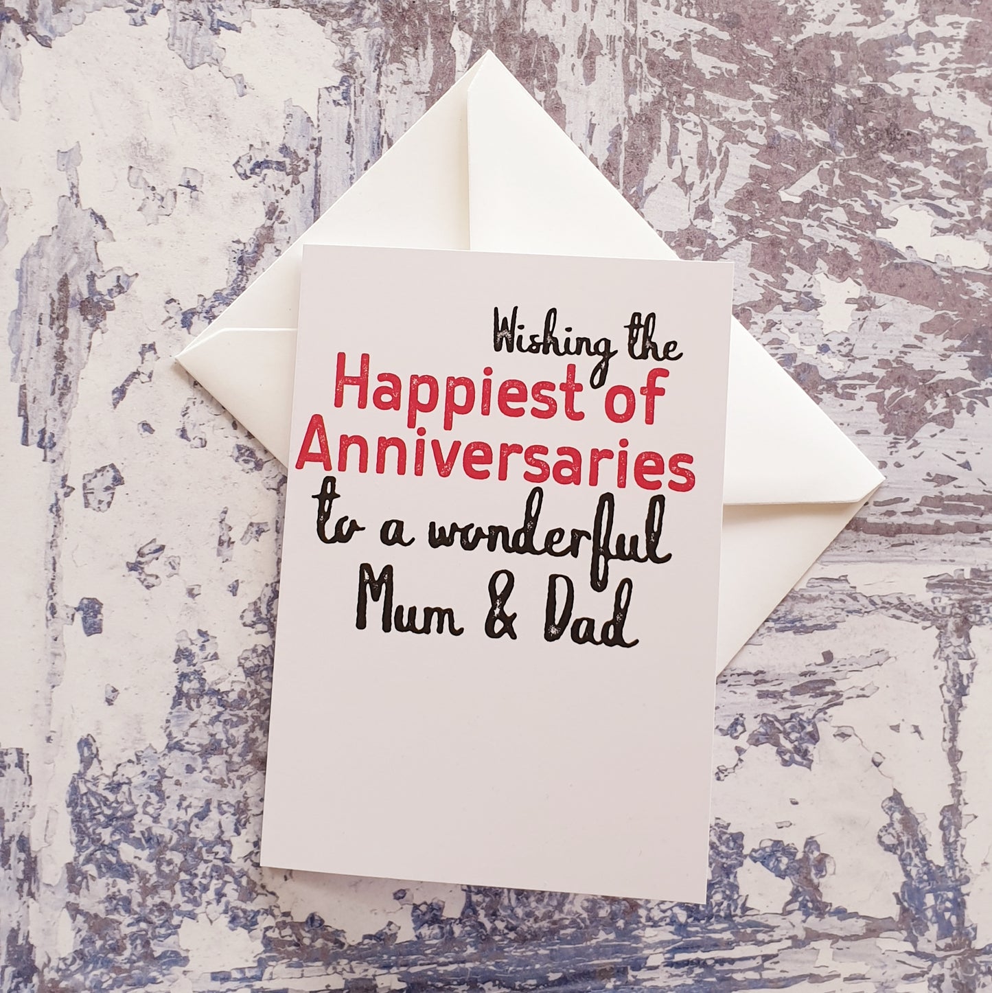 Mum and Dad Anniversary Greeting Card