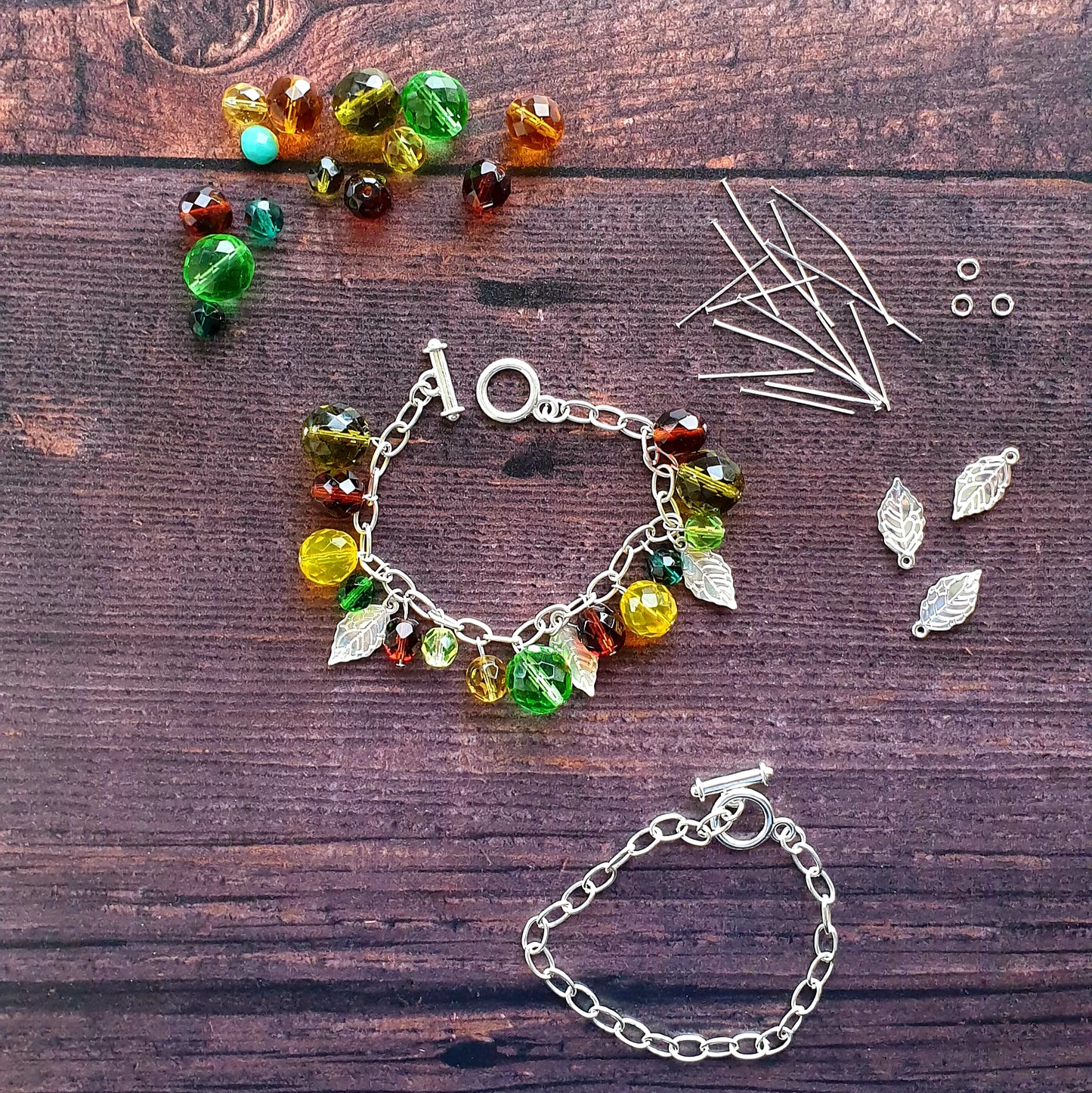Autumn Leaves Charm Bracelet Kit