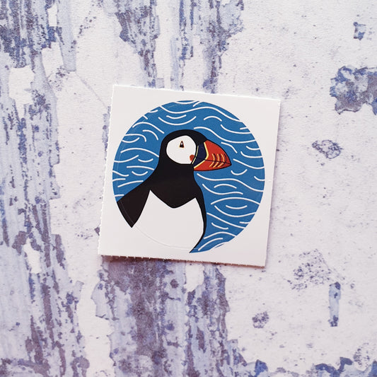 Puffin 38mm Vinyl Sticker