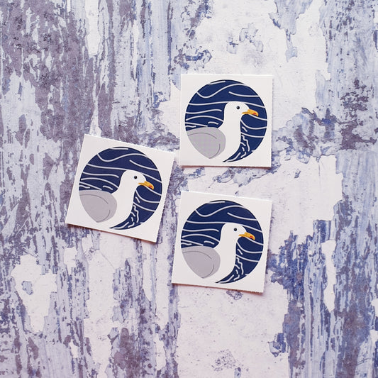 Herring Gull 38mm Vinyl Sticker