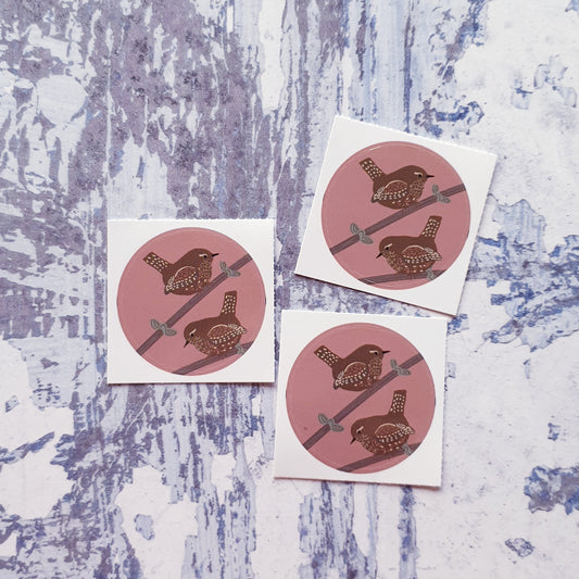 Jenny Wren 38mm Vinyl Sticker