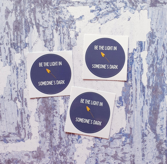 Be the Light in Someone's Dark 38mm Vinyl Sticker