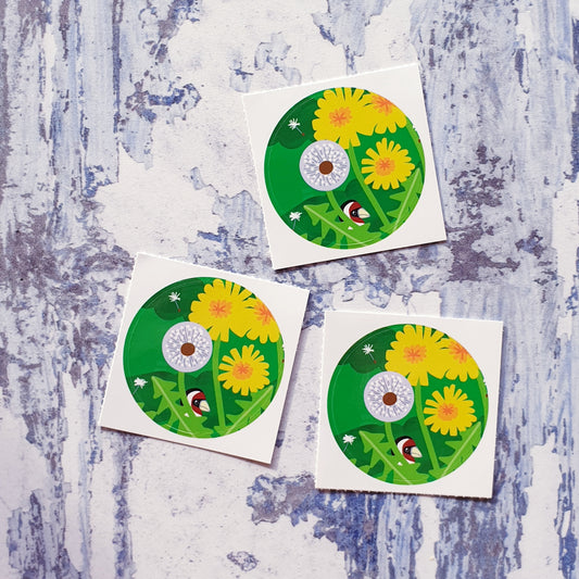 Dandelion Love 38mm Vinyl Sticker