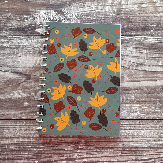 Leaf Love - Teal Notebooks