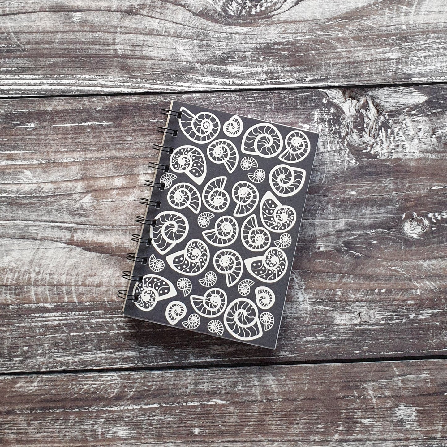 Ammonite - Steel Grey Notebooks