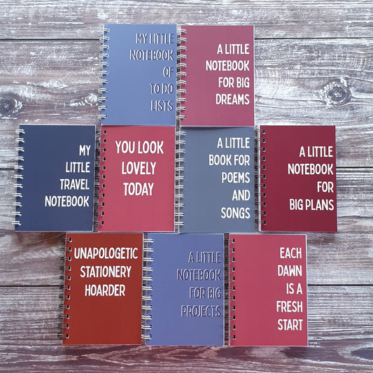 Unapologetic Stationery Hoarder A6 Notebook