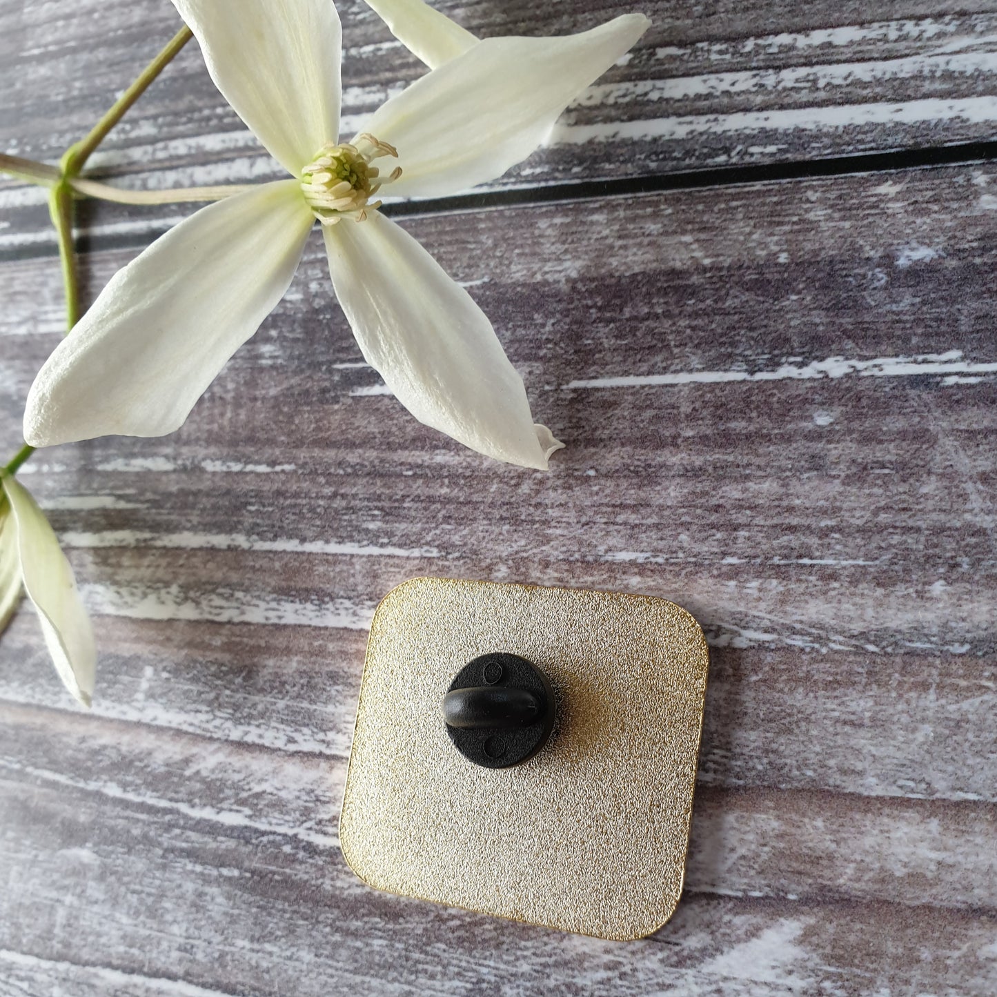 Each Dawn is a Fresh Start hard enamel brooch