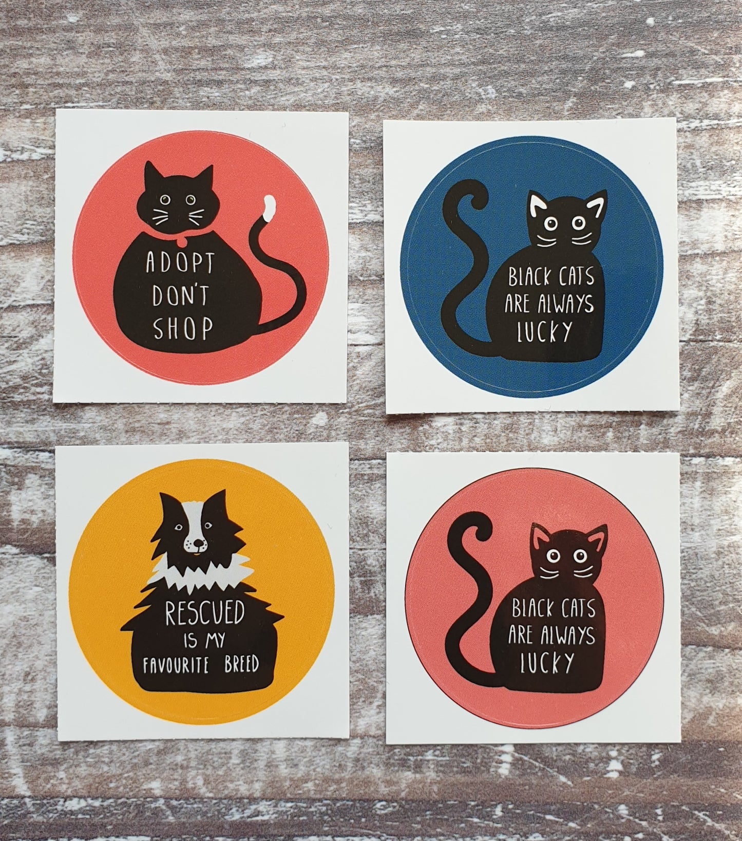 Adopt Don't Shop 38mm Vinyl Sticker