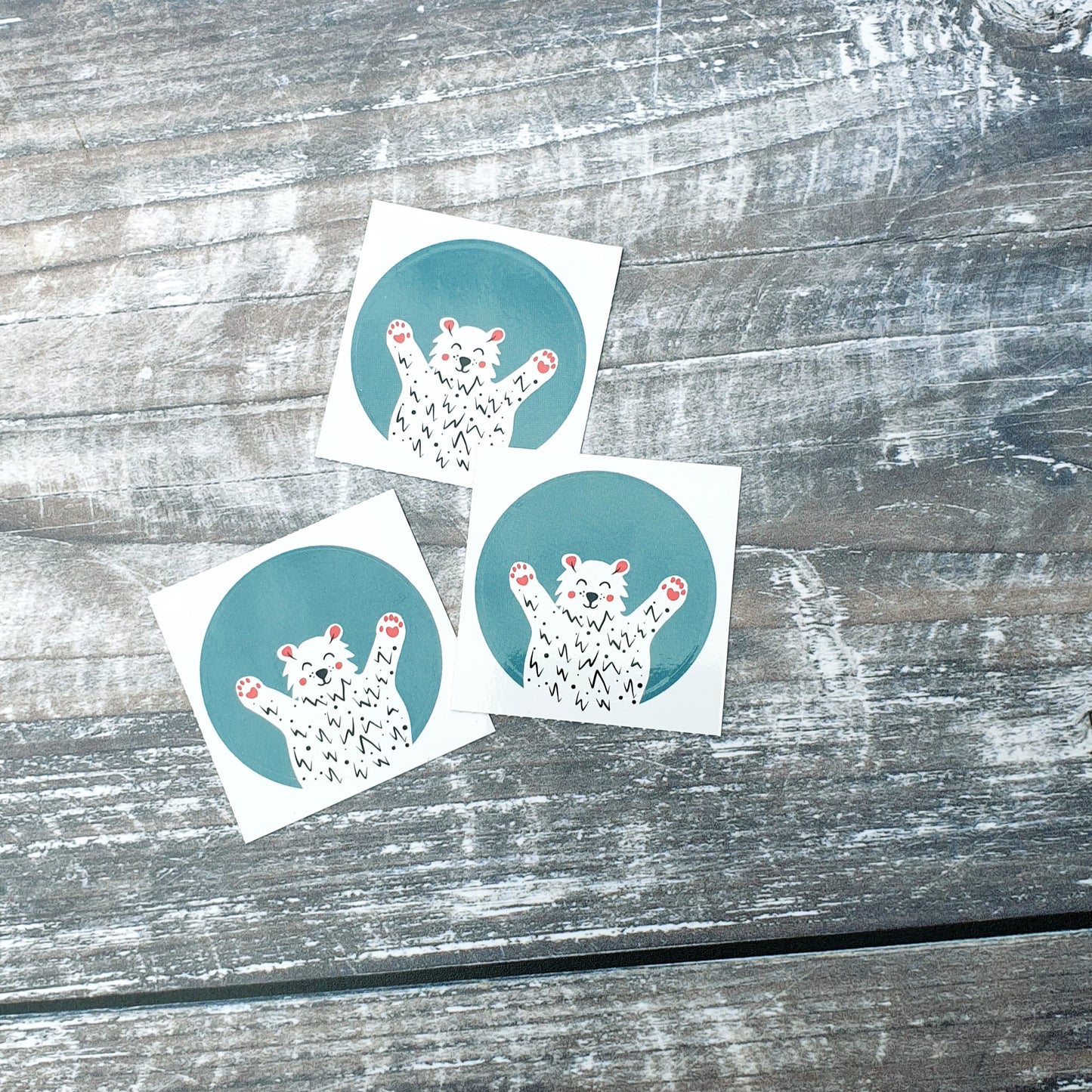 Polar Bear 38mm Vinyl Sticker