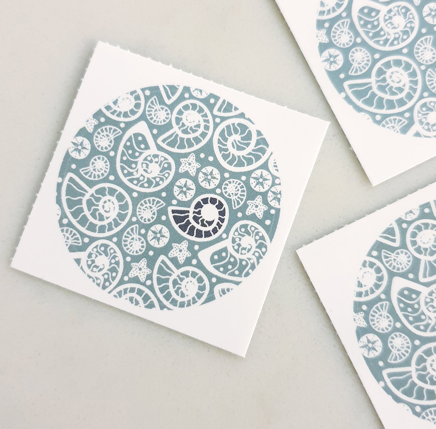 Fossil Beach 38mm Vinyl Stickers