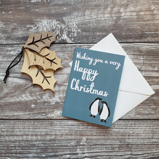 Christmas Penguins Christmas Card