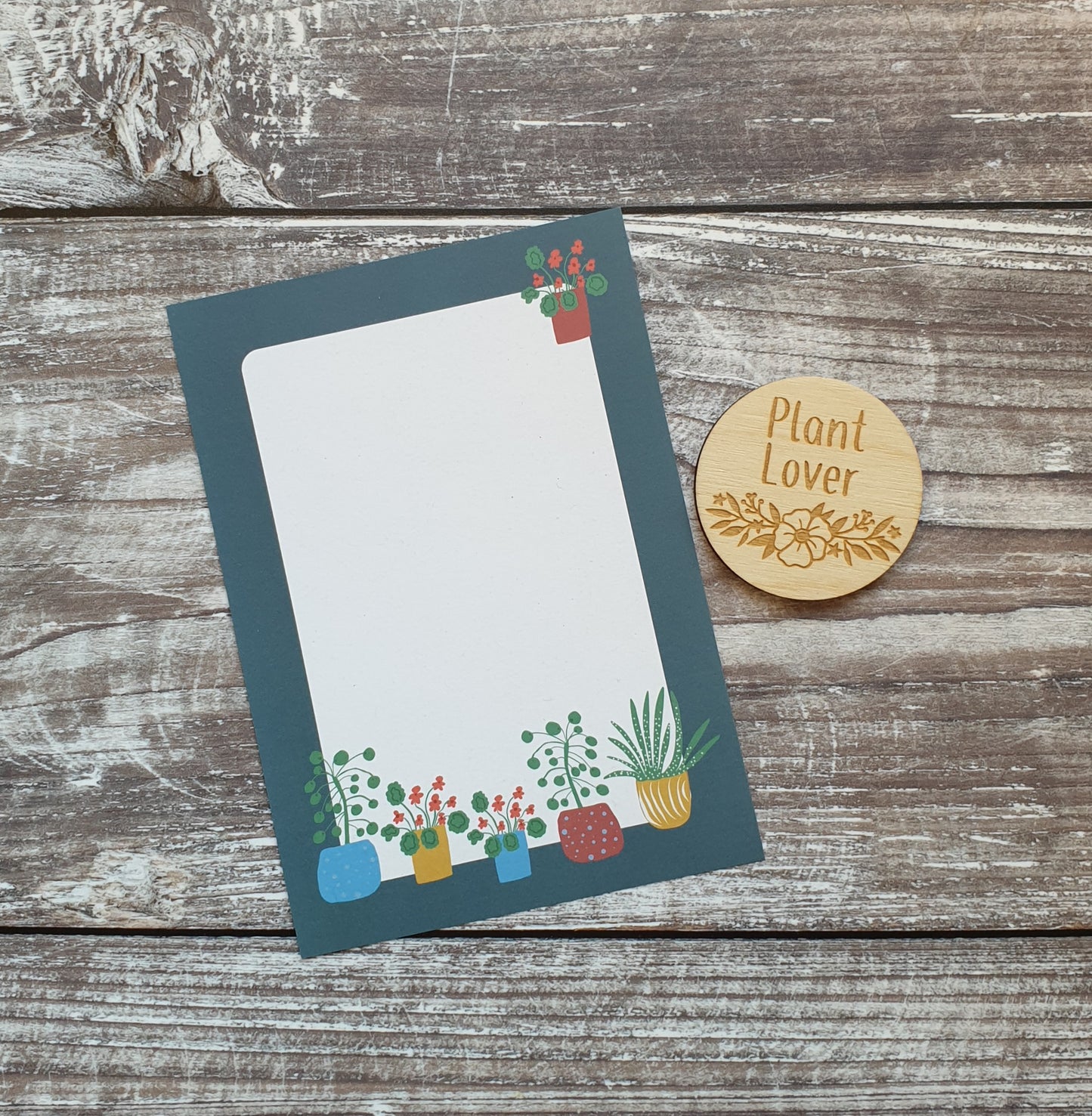 Houseplants Gift Note - Set of 4