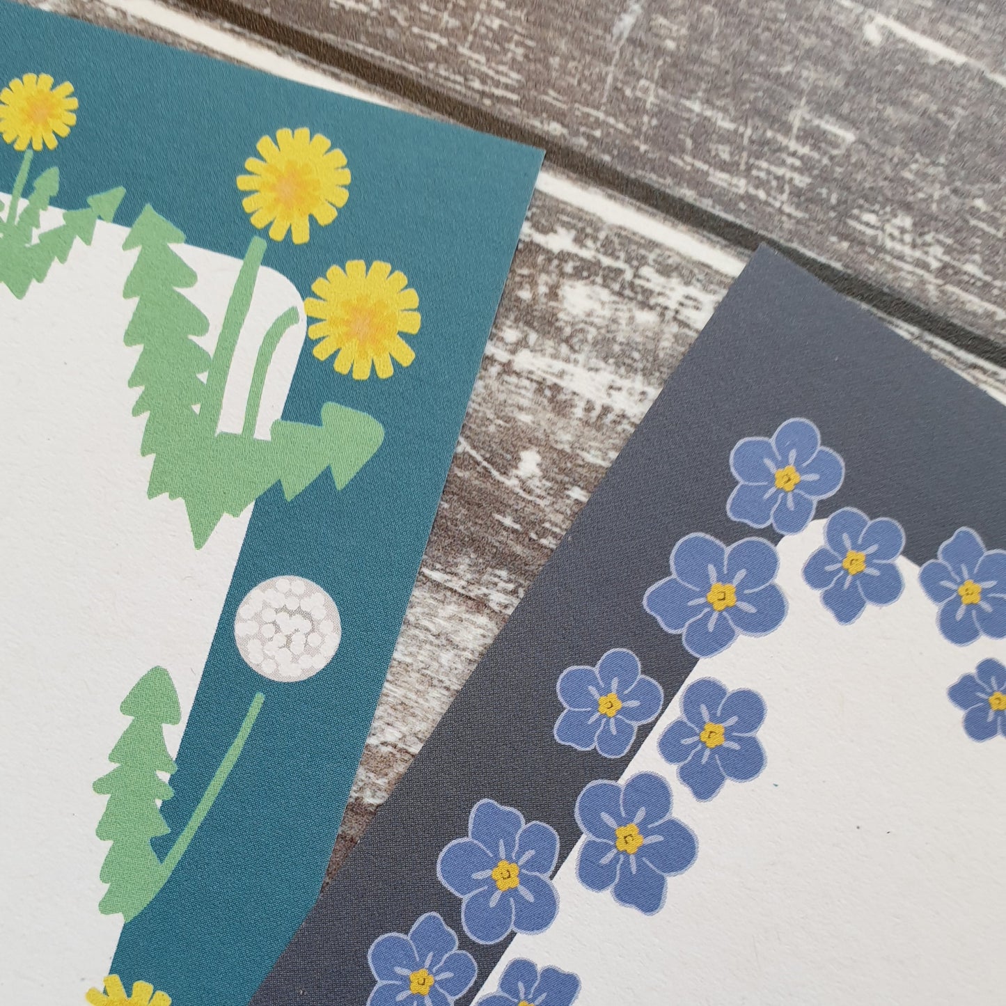 Wildflowers Gift Note - Set of 4