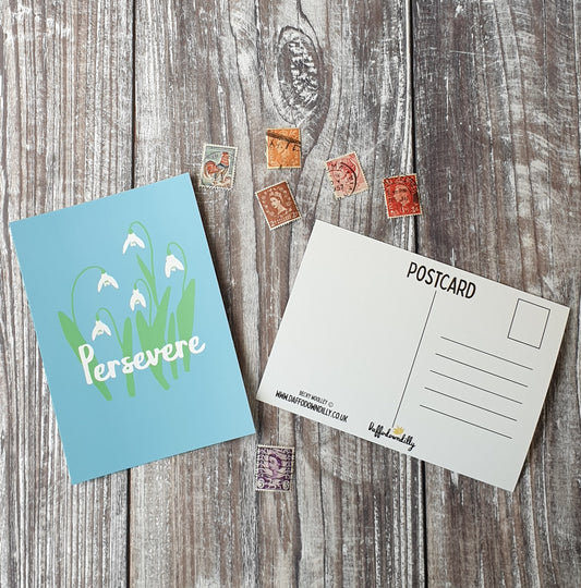 Persevere Postcard
