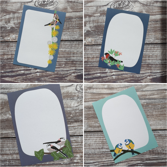 Songbirds Gift Note - Set of 4