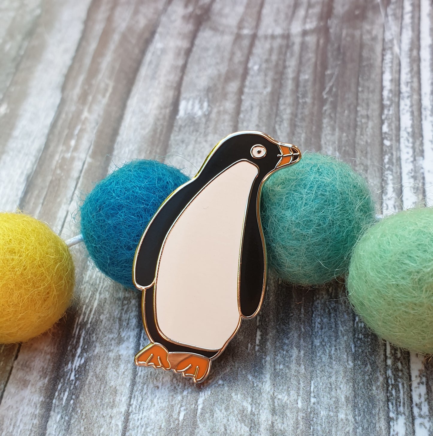 Adelie Penguin hard enamel brooch